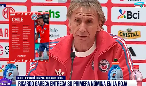 Ricardo Gareca dejó afuera a Brereton y otros referentes: su primera lista de convocados en Chile