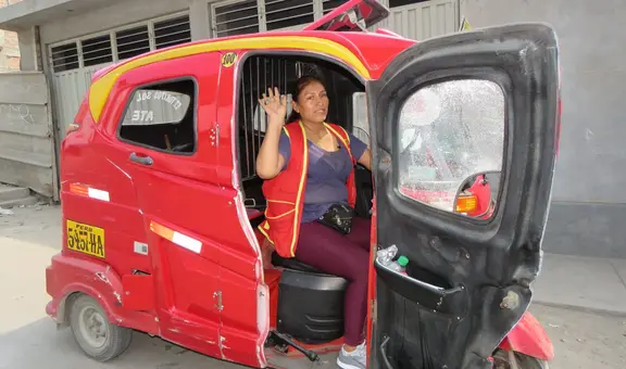 La peruana que trabaja como mototaxista en Ate para solventar a sus 3 hijos: "Quiero que sean profesionales"