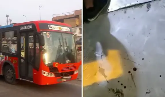 SMP: asaltan a balazos a más de 20 pasajeros de bus 'El Rápido' y huyen en motocicletas