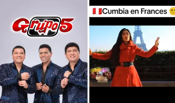'Amor de mis amores', cumbia del Grupo 5, se vuelve viral al ser cantado en francés