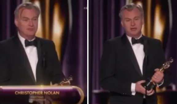 Oscar 2024: Christopher Nolan gana como mejor director por 'Oppenheimer' y vence a Martin Scorsese