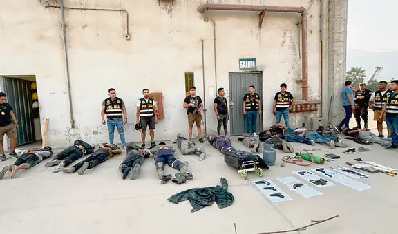 Huachipa: caen 13 ladrones que iban a robar 50 toneladas de útiles escolares en almacén