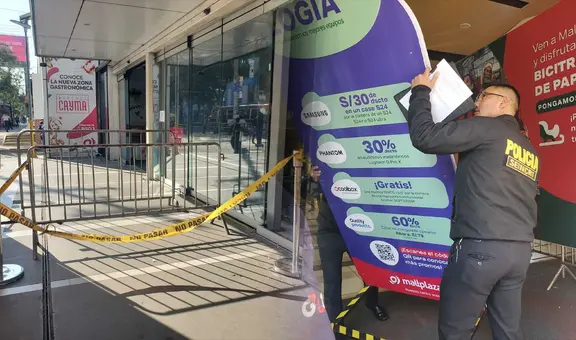 Robo en Mall Plaza de Arequipa: 5 criminales burlan a 7 vigilantes y se llevan 100.000 soles en celulares