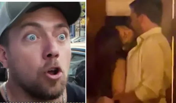 ¡Ampay! Julián Zucchi es captado besando apasionadamente a reportera que trabajaría con Magaly Medina