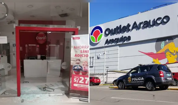 Roban otro mall en Arequipa en menos de 48 horas: hampones se llevan S/100.000 en celulares