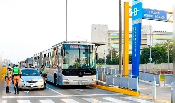 ATU: más de 800 conductores multados por invadir carril del Metropolitano en lo que va del 2024