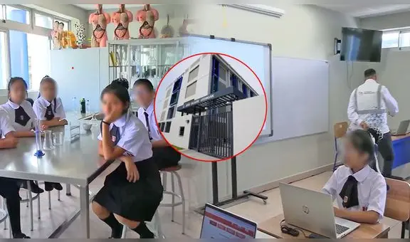 Este es el colegio más moderno de Los Olivos: tiene lockers, proyectores y laptops para los alumnos