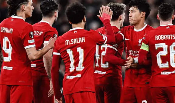 Victoria contundente del Liverpool: goleó 6-1 a Sparta Praga y avanzó a los cuartos de la Europa League