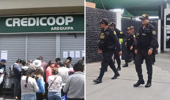 Policía desarticula organización criminal vinculada a la cooperativa Credicoop en Arequipa y Cusco