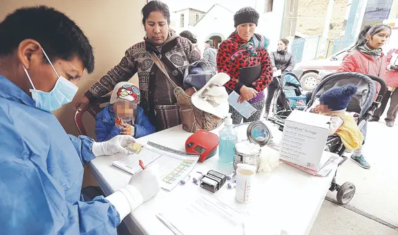 Anemia infantil aumentó en 15 regiones del país en solo un año