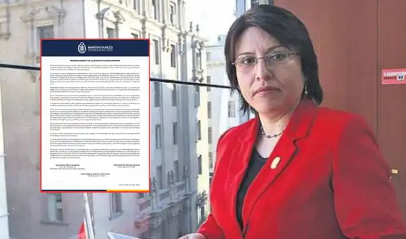 Fiscalía rechaza denuncia de congresistas investigados contra Delia Espinoza