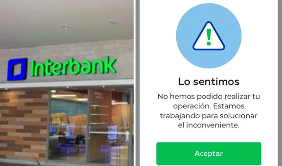 Interbank NO funciona: usuarios reportaron fallas en app, pago con tarjeta y retiro de dinero