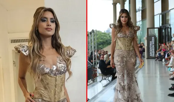 Milett Figueroa brilló como modelo en la Argentina Fashion Week: así fue su desfile en pasarela