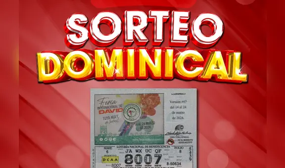 LOTERÍA Nacional de Panamá EN VIVO, Sorteo Dominical: ver GANADORES de HOY, 17 de marzo, vía Telemetro