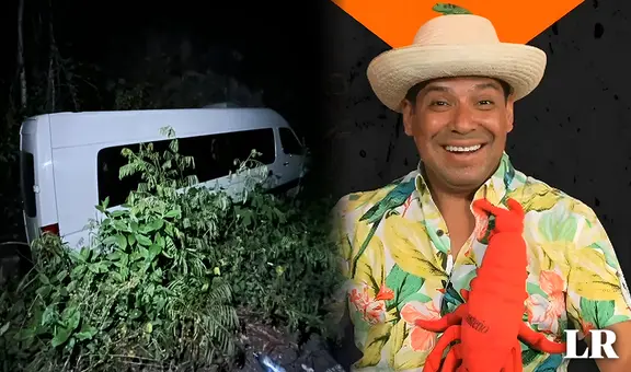 Comediante El Costeño cae a barranco con su camioneta: él y otras 2 personas resultaron heridos