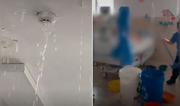 Hospital del Niño: rotura de tubería provoca filtración de agua e inundación en área de UCI