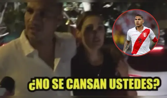 Paolo Guerrero encara a reportero que lo grabó con Ana Paula Consorte en Lima: "¿No te cansas?"