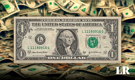 Conoce el billete de 1 dólar, con una 'escalera' en su número de serie, que cuesta más de US$15.000