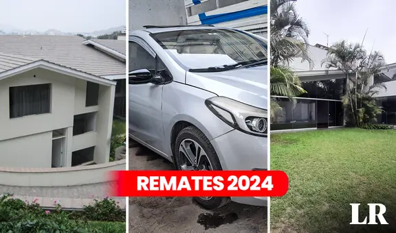 SUBASTA de 24 inmuebles y 17 vehículos desde S/3.000: cuándo es y cómo comprar