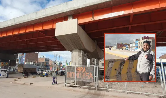 Millonaria obra de baipás de Juliaca luce abandonada a pesar del anuncio de reinicio de trabajos