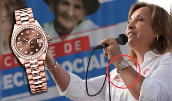 Fiscal de la Nación pide información inmediata sobre 15 relojes de lujo Dina Boluarte
