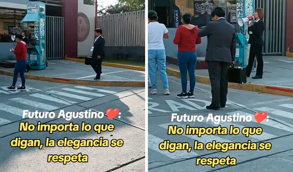 Postulante a la UNSA sorprende al presentarse a examen en terno: “La elegancia primero”