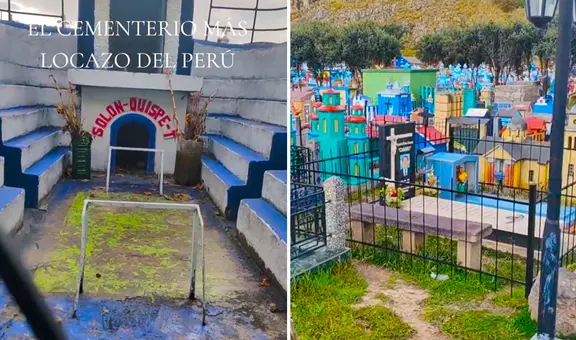 Peruano sorprende al mostrar el cementerio más excéntrico: “Tiene un mini-Matute”