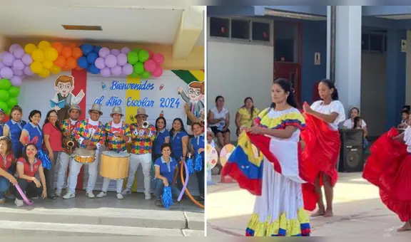 Lambayeque: docentes y escolares extranjeros entonan himno 'Unión entre países" de la Unesco