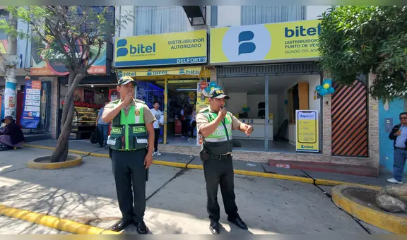 Arequipa: delincuente fingió ser cliente para asaltar tienda de celulares y llevarse S/20.000
