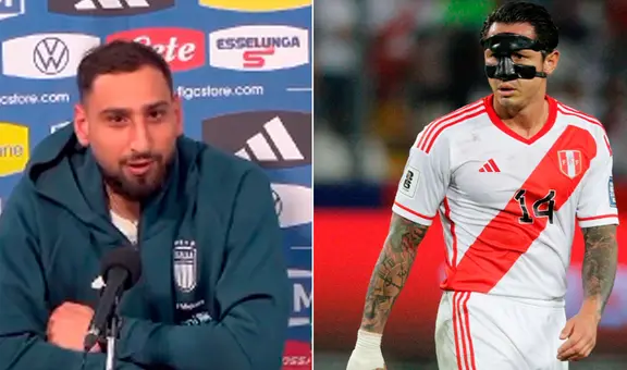 Donnarumma lamentó no enfrentar a Perú y se rindió ante Gianluca Lapadula: "Es un gran delantero"