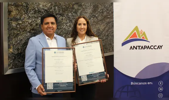 Antapaccay es la primera operación minera activa en recibir por tercera vez recertificación internacional IREC