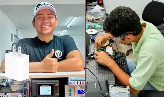 Wiltech: técnico de celulares abre cargador de iPhone pirata y revela por qué no debes usarlos
