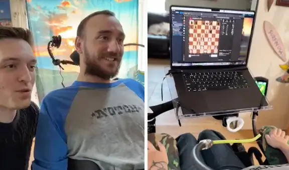 Elon Musk muestra al primer paciente con chip cerebral de Neuralink jugando ajedrez con su mente