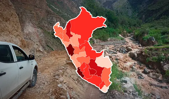 Lluvias intensas y descargas eléctricas en 14 regiones del Perú del 22 al 24 de marzo: ¿cuáles son?