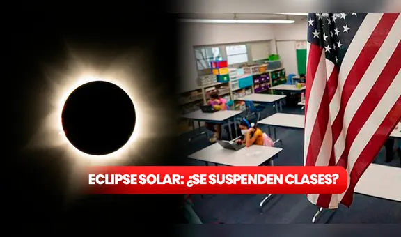 Eclipse Solar en Estados Unidos: ¿se van a suspender las clases este 8 de abril?