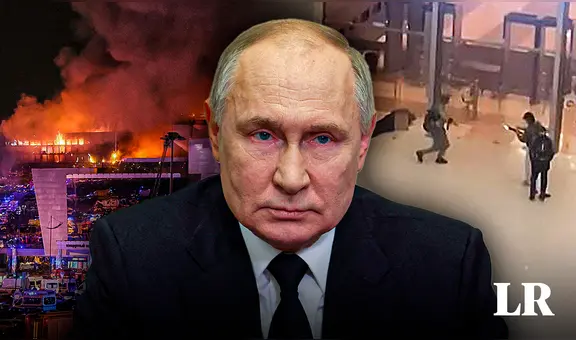 Vladimir Putin anuncia que han detenido a los culpables del tiroteo que dejó 133 muertos en Moscú
