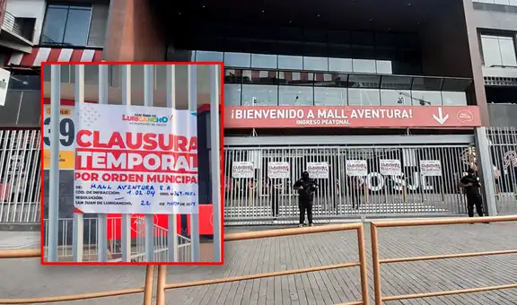 Mall Aventura de San Juan de Lurigancho: ¿por qué se clausuró y hasta cuándo? Esto es lo que se sabe