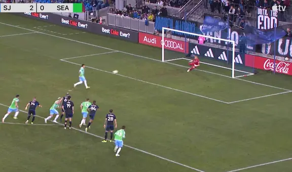 Raúl Ruidíaz anotó golazo a lo 'Panenka' y se convirtió en el máximo goleador del Seattle Sounders