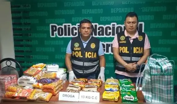 Ica: narcos transportan droga mezclada con chocolates y café