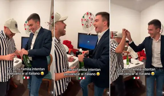Italiano aprende a destapar botellas de cerveza al mismo estilo de los peruanos: “Tiene barrio”