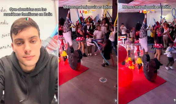 Peruana anima fiesta infantil en Italia y causa sensación: "Le puso la alegría"