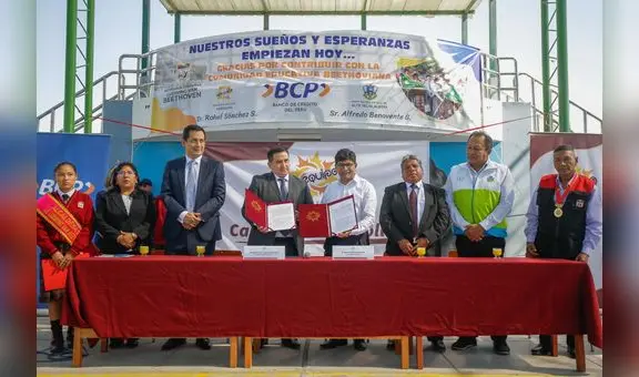BCP se adjudicó el proyecto de ampliación y mejoramiento del colegio Ludwing Van Beethoven de Arequipa
