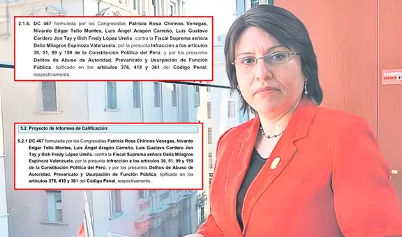 SAC apunta a proceso exprés y a recortar tiempos en denuncia constitucional contra Delia Espinoza