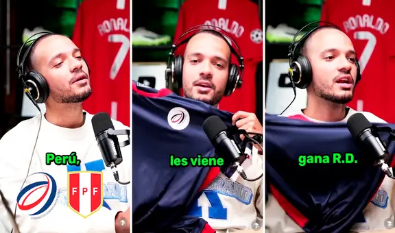 Influencers dominicanos generan polémica al llamar a la selección de Perú "los eternos hijos de Chile"