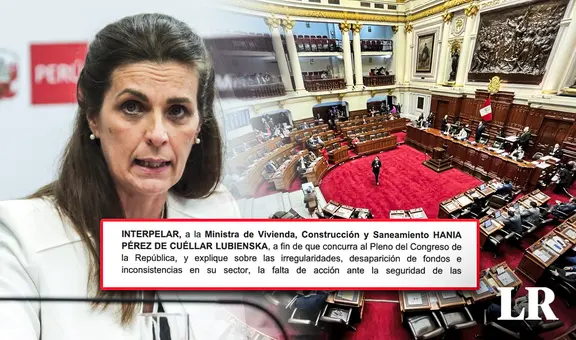 Presentan moción de interpelación contra Hania Pérez de Cuéllar por presuntos pagos irregulares