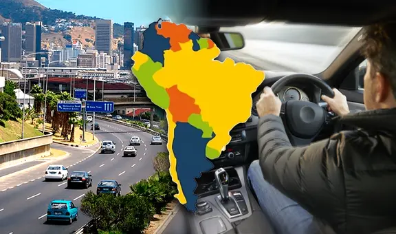 Los ÚNICOS países de Sudamérica donde se conduce por la izquierda, al igual que en Inglaterra y Australia