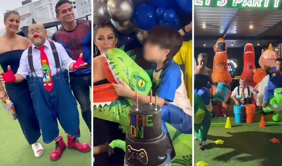 Christian Domínguez y Karla Tarazona le armaron tremendo cumpleaños a su hijo: así fue la lujosa fiesta