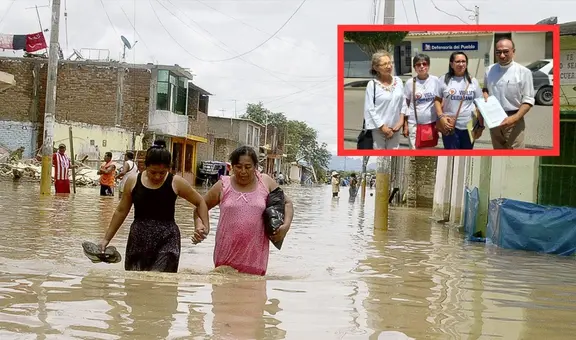 Presentan queja ante Defensoría del Pueblo y Reconstrucción con Cambios por inundaciones en Piura