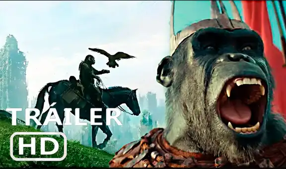 ‘El planeta de los simios: nuevo reino’ [tráiler HD 2024]: Cornelius es el nuevo César