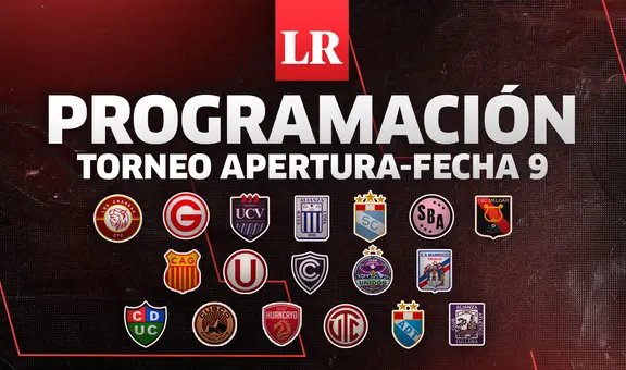 Tabla de posiciones Torneo Apertura 2024 EN VIVO: revisa la programación de la fecha 9